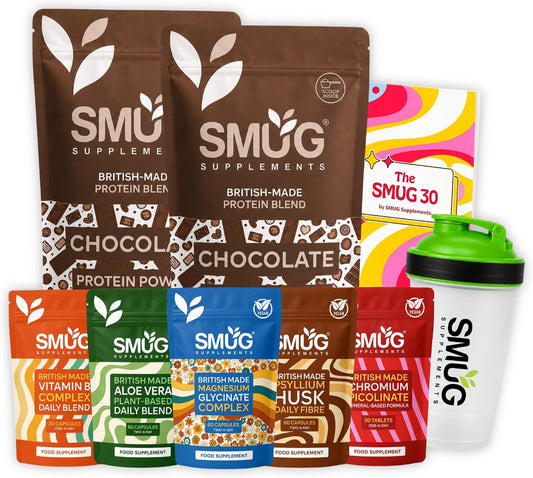 SMUG 30 Protein & Supplement Kit — Chocolate or Vanilla