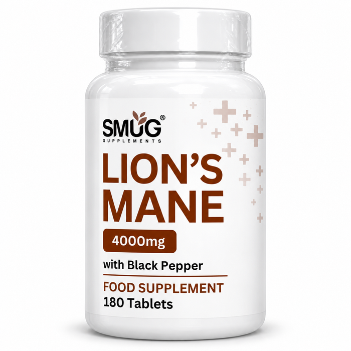 Lion’s Mane 25:1 Extract with Black Pepper — 180 Tablets