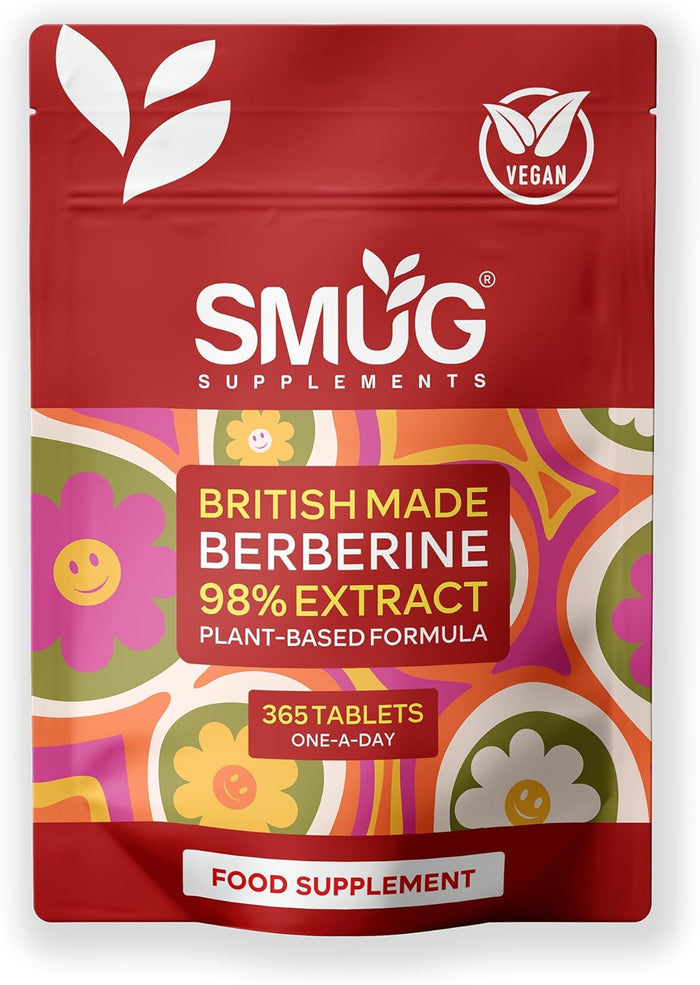 Berberine 98% Extract — 365 Vegan Micro Tablets