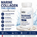 Marine Collagen Capsules – 1200mg Daily Serving – 90 Capsules