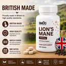 Lion's Mane 25:1 Extract – 4000mg Equivalent – 180 Tablets