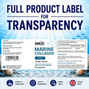 Marine Collagen Capsules – 1200mg Daily Serving – 90 Capsules