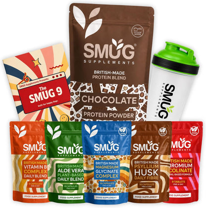 SMUG 9 Protein & Supplement Kit — Chocolate or Vanilla