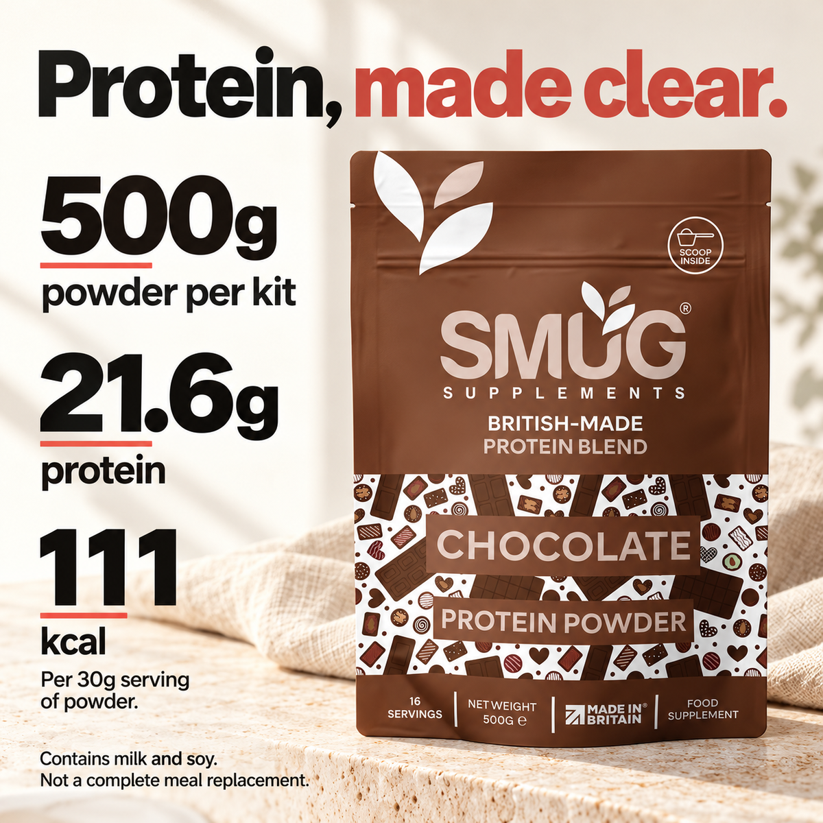 SMUG 9 Protein & Supplement Kit — Chocolate or Vanilla