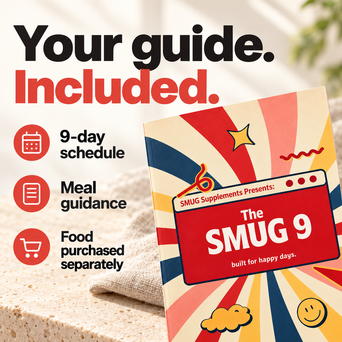 SMUG 9 Protein & Supplement Kit — Chocolate or Vanilla