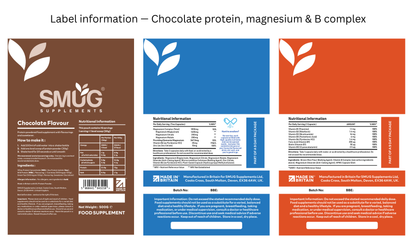 SMUG 9 Protein & Supplement Kit — Chocolate or Vanilla