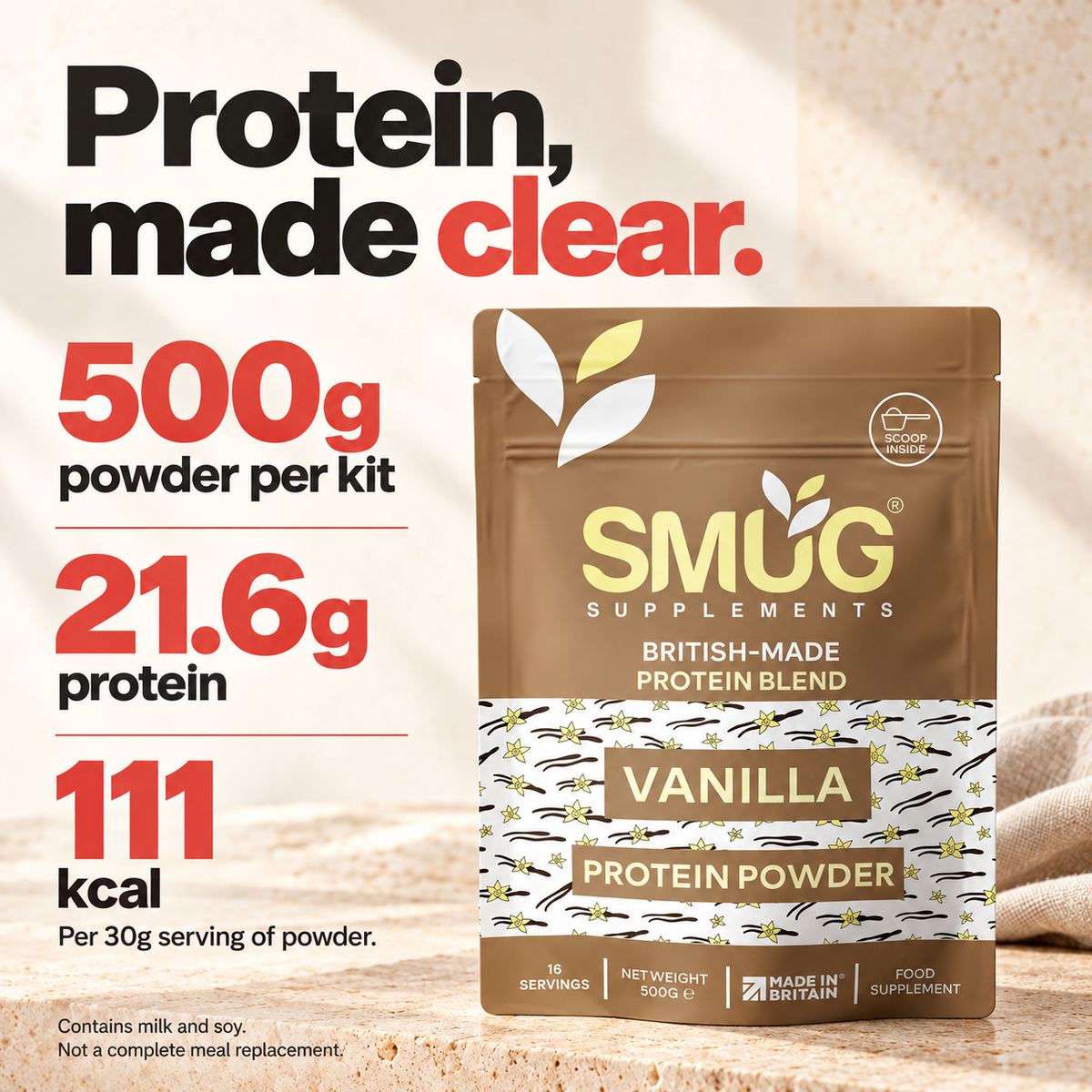SMUG 9 Protein & Supplement Kit — Chocolate or Vanilla