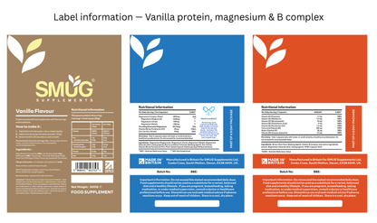 SMUG 9 Protein & Supplement Kit — Chocolate or Vanilla